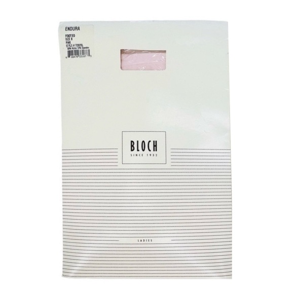 For Kristin: Bloch Endura Footed Tights (1 pair) Women’s Size B Pink New NWT - Picture 7 of 7